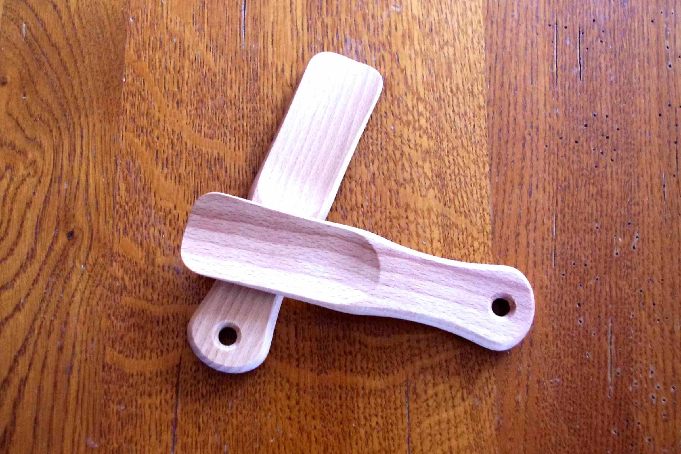 pied en bois pour chaussure