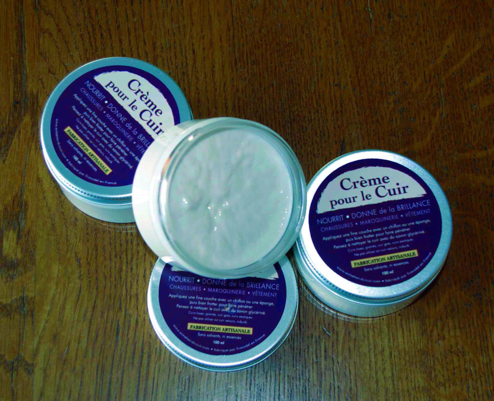 Crème pour cuir - Articles de maroquinerie - Crème